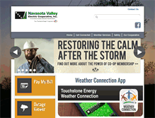 Tablet Screenshot of navasotavalley.com